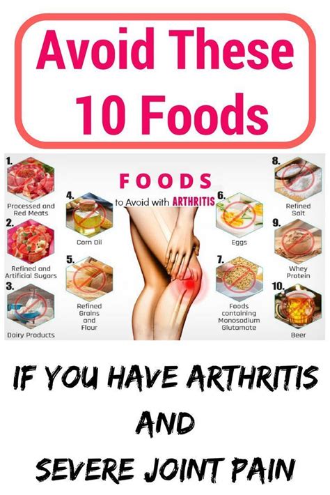 Avoid These 10 Foods To Avoid Worse Joint Pain Jointpainrelief