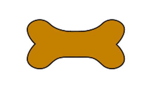 Cartoon Dog Bone Clipart