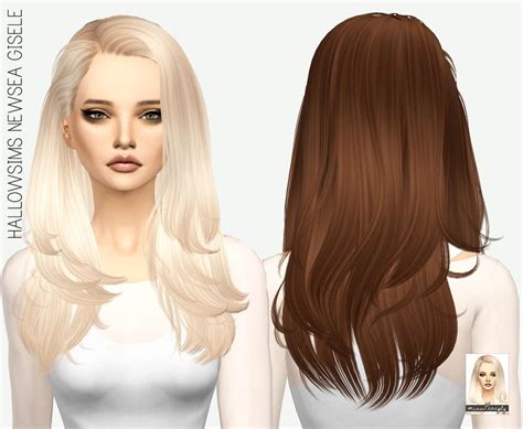 Hallowsimsneseagisele Sims Hair Sims 4 Hairstyle