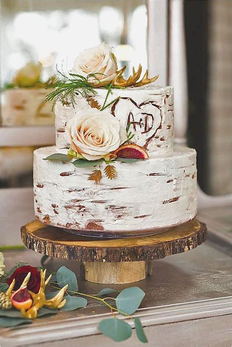 Autumn Wedding Cakes Unique Country Chic Wedding Cakes Stunning Source