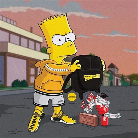 Pin By Donnie Skillman On Supreme Bart Simpson Art The Simpsons