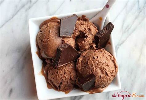 Vegan Chocolate Tahini Ice Cream The Vegan