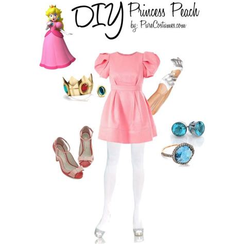 6 genius diy mom and baby halloween costumes. DIY Princess Peach | Peach costume, Princess peach costume, Cosplay outfits