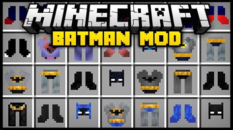 Minecraft Batman Mod Mod Showcase Youtube