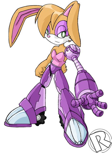 Bunnie Rabbot Colored By Rongs1234 On Deviantart