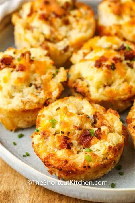 Loaded Mashed Potato Cups Perfectly Portioned The Shortcut Kitchen