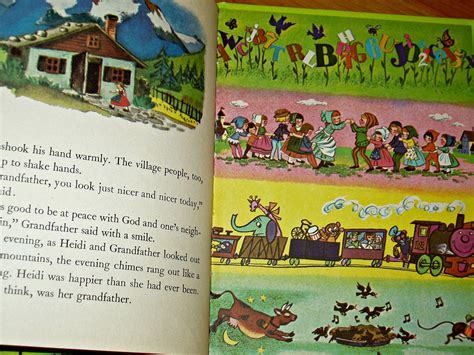 Vintage Books For The Very Young Heidi 2 Picture Book Versions