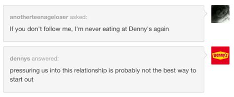 28 Weirdly Wonderful Posts From The Denny S Tumblr Page