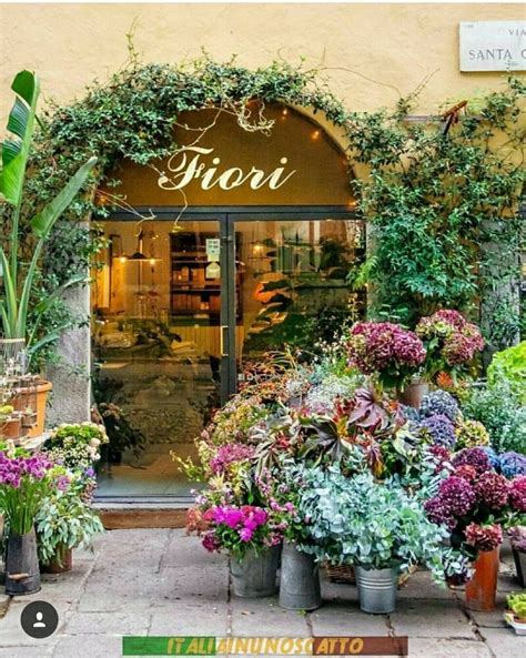 Milan Italy Flower Shop Display Flower Shop Decor Flower Shop Design