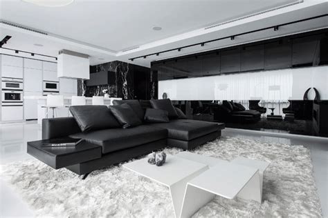 Black And White Interiors Are Edgy Trendy Enigmatic Sophisticated