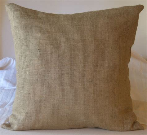 Burlap Euro Shams Pillow Cover 28 X 28 Lined For