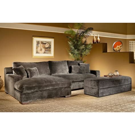 Fairmont Designs Made To Order Doris 3 Piece Smoke Sectional Sofa With