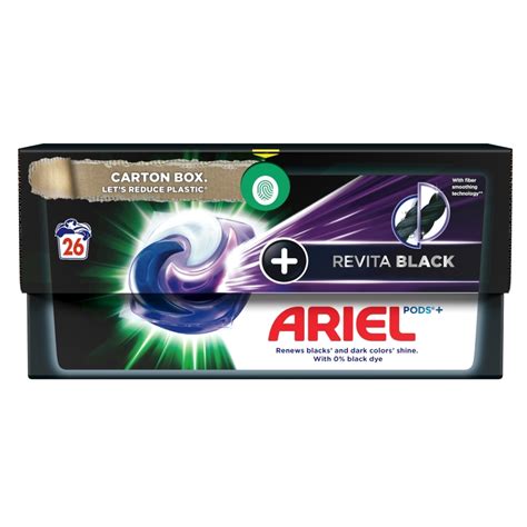 ARIEL pods Kapsle na praní černého a tmavého prádla Revita Black 26 ks