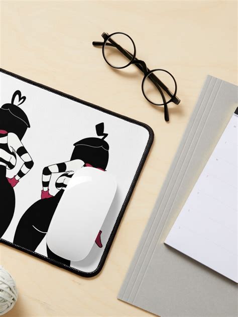 Mime And Dash Bonbon Chuchu Back View Mouse Pad For Sale By