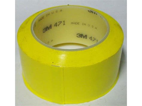 3m 471 Floor Marking Tape1inw108 Ftlyellow