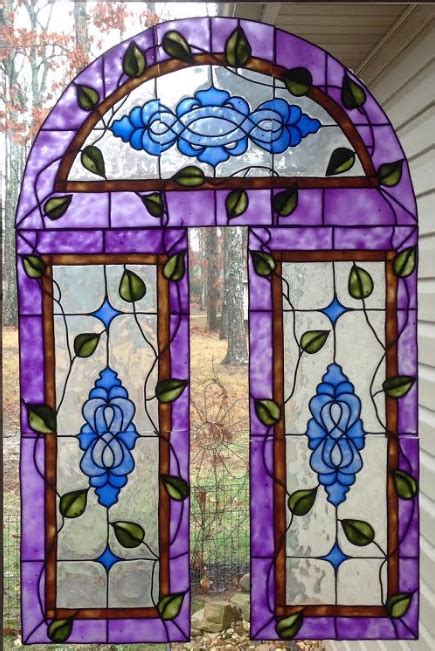 Window Cling Faux Stained Glass Faux Stained Glass Stained Glass Diy