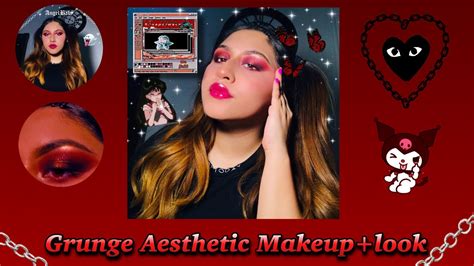 Trying Grunge Aesthetic Makeupoutfit Youtube
