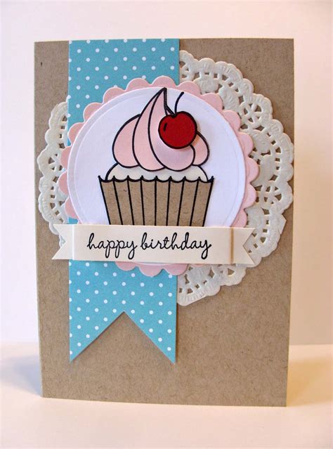 How to draw a birthday cake. Hey Cupcake DIY Birthday Card and Gift Bag | Kitchen Table ...