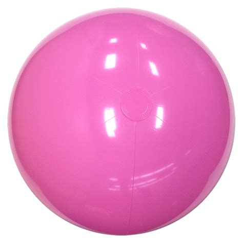 Beach Balls From Small To Giants 36 Inch Solid Pink Beach Balls