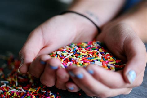 Free Images Sprinkles Nonpareils Sweetness Confectionery Food