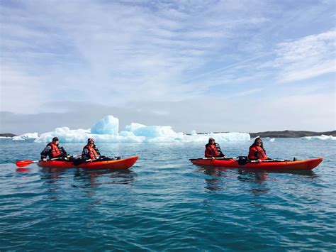 Jökulsárlón Glacier Lagoon Kayak Tour Iceland Adventure Tours