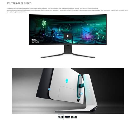 Dynacore Dell Alienware Aw3423dw 34 Inch G Sync Curved Qd Oled Gaming