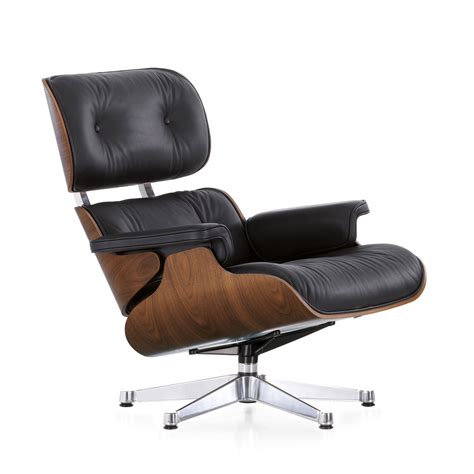 Ihr geschenk beim kauf eines vitra lounge chair: Vitra Lounge Chair in Nussbaum schwarz im Shop