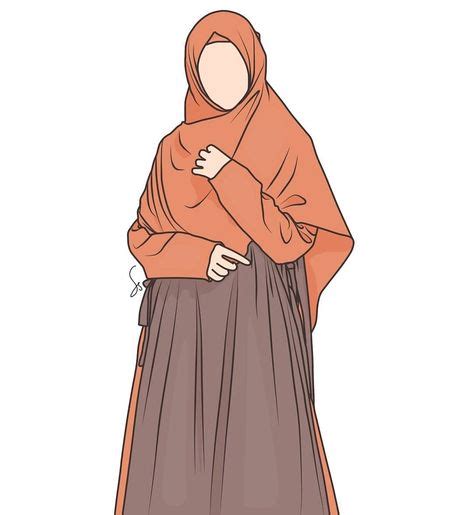 Hijab Syari Kartun