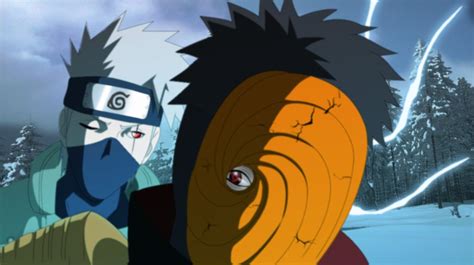 Naruto Fan Art Kakashi Vs Tobi