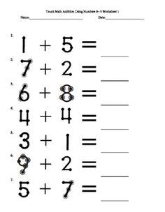 5 free math worksheets third grade 3 multiplication multiplication table 7 8. Touch Math Addition Workbook- Adding Single Digit Numbers ...