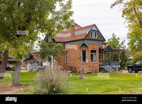 Utah Oct 7 2020 Exterior View Of The Kanab Historic Home Stock