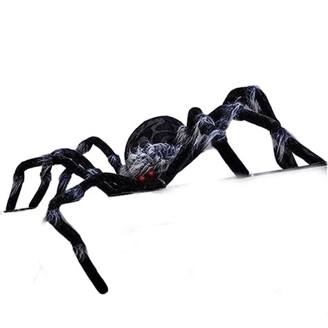 halloween giant spider spider decorations outdoor halloween decorations black soft hairy scary