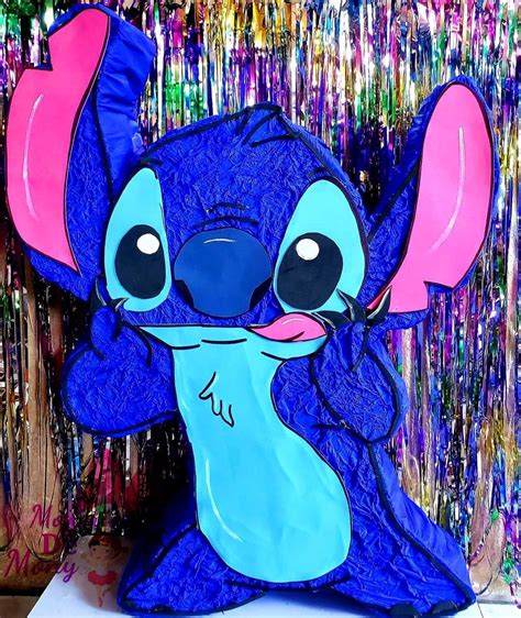 Piñata De Stitch Fictional Characters Art Decorations Party Art Background Kunst