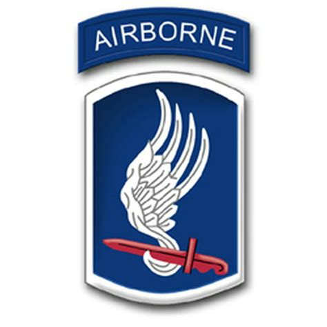 10 Inch Army 173rd Airborne Brigade Patch Vinyl Transfer Decal