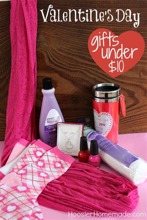 These thoughtful and romantic valentine's day gifts for her are perfect for your girlfriend, wife, mom, or friend, and will make her feel the love then and beyond. Valentine's Day Gift Ideas for under $10 - Hoosier Homemade