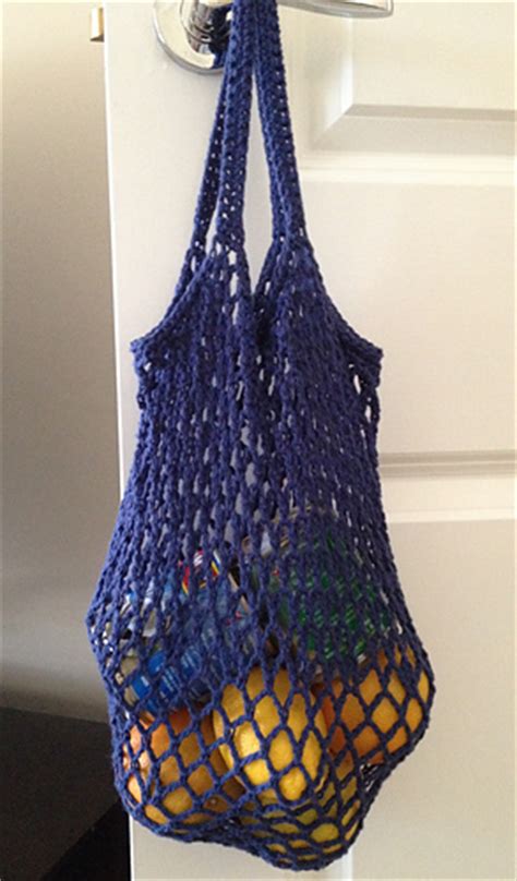 Reusable bag knitting pattern, easy produce bag, net bag with drawstring pdf, diy gift bag, market bag instant download. Ravelry: Grocery Bag pattern by Haley Waxberg