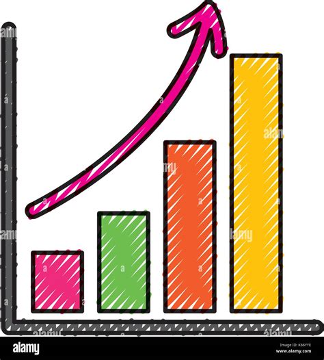 Business Growth Bar Graph Finance Increase Stock Vector Image And Art Alamy