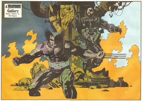 Wolverine And Cable Art By Mike Mignola Rmarvel