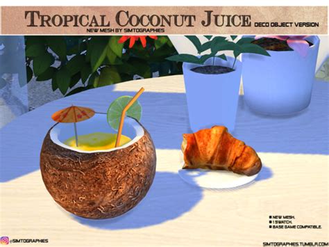 Tropical Collection From Simtographies • Sims 4 Downloads