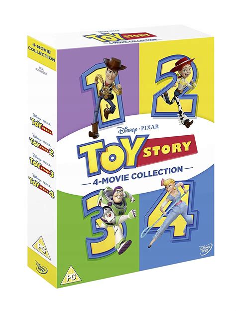 Toy Story 1 2 3 4 4 Dvd Disney Pixar 2019 12794888710 Sklepy
