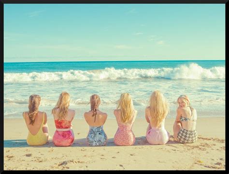 Tyler Shields Sexy Girls On The Beach Ap In Colorful Bathing Suits