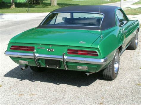 1969 Camaro Ssrs Rally Green For Sale Chevrolet Camaro 1969 For Sale