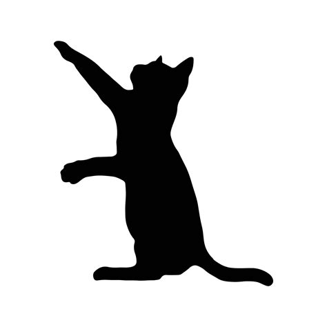 Cat Stencil Reusable Diy Craft Stencils Of A Cat Scratching