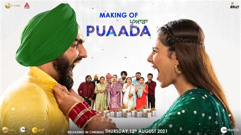 Puaada Making Ammy Virk Sonam Bajwa 12 August Punjabi Movie