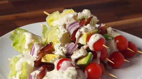 Easy Wedge Salad On A Stick