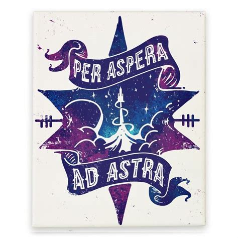Per Aspera Ad Astra Pronunciation - Per Aspera Ad Astra | Canvas Prints, Stretched Canvas and Wall Art