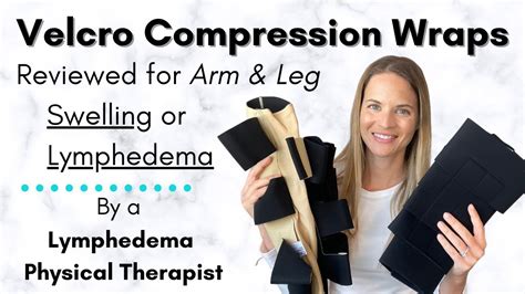 Velcro Compression Wraps For Swelling And Lymphedema Compression