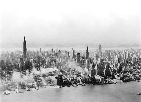 New York City Skyline Aerial View Photograph By Everett Fine Art America