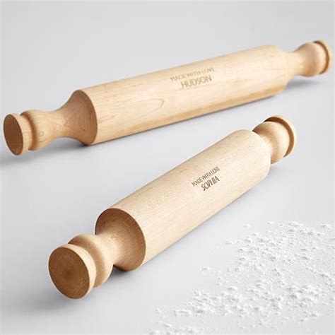 Personalized Wood Rolling Pins Redwishlist Engraved Rolling Pins