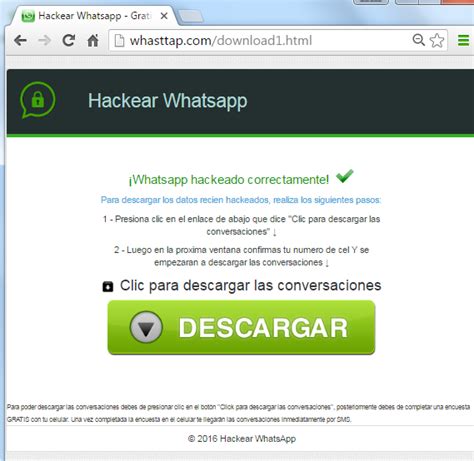 ¿quieres Hackear Whatsapp Hacer Clic No Te Permitirá Leer
